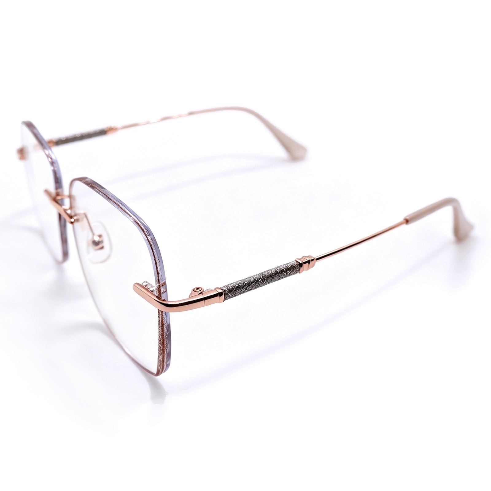 Ultra-lightweight rose gold metal, all-day comfort guaranteed
