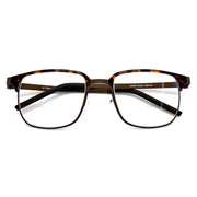 Business Half-Rim Eyewear, Black Frame, Prescription Ready