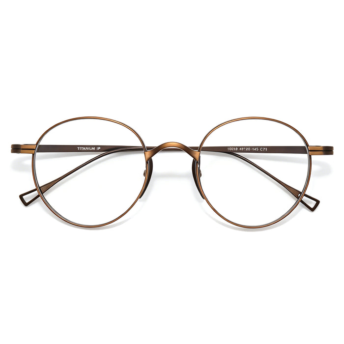 Minimalist Black Oval Eyewear, Lightweight Acetate, Prescription Ready