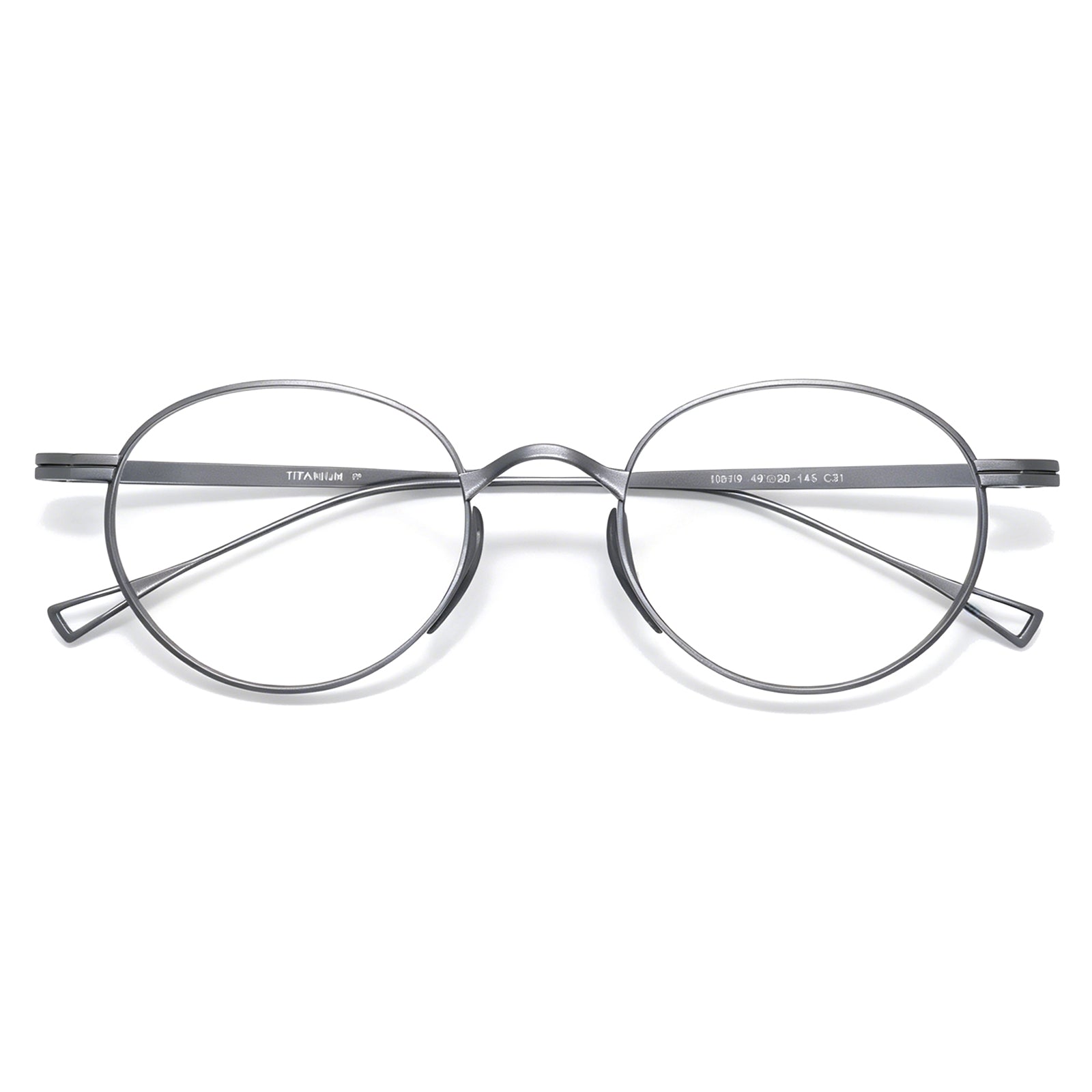 Minimalist Black Oval Eyewear, Lightweight Acetate, Prescription Ready