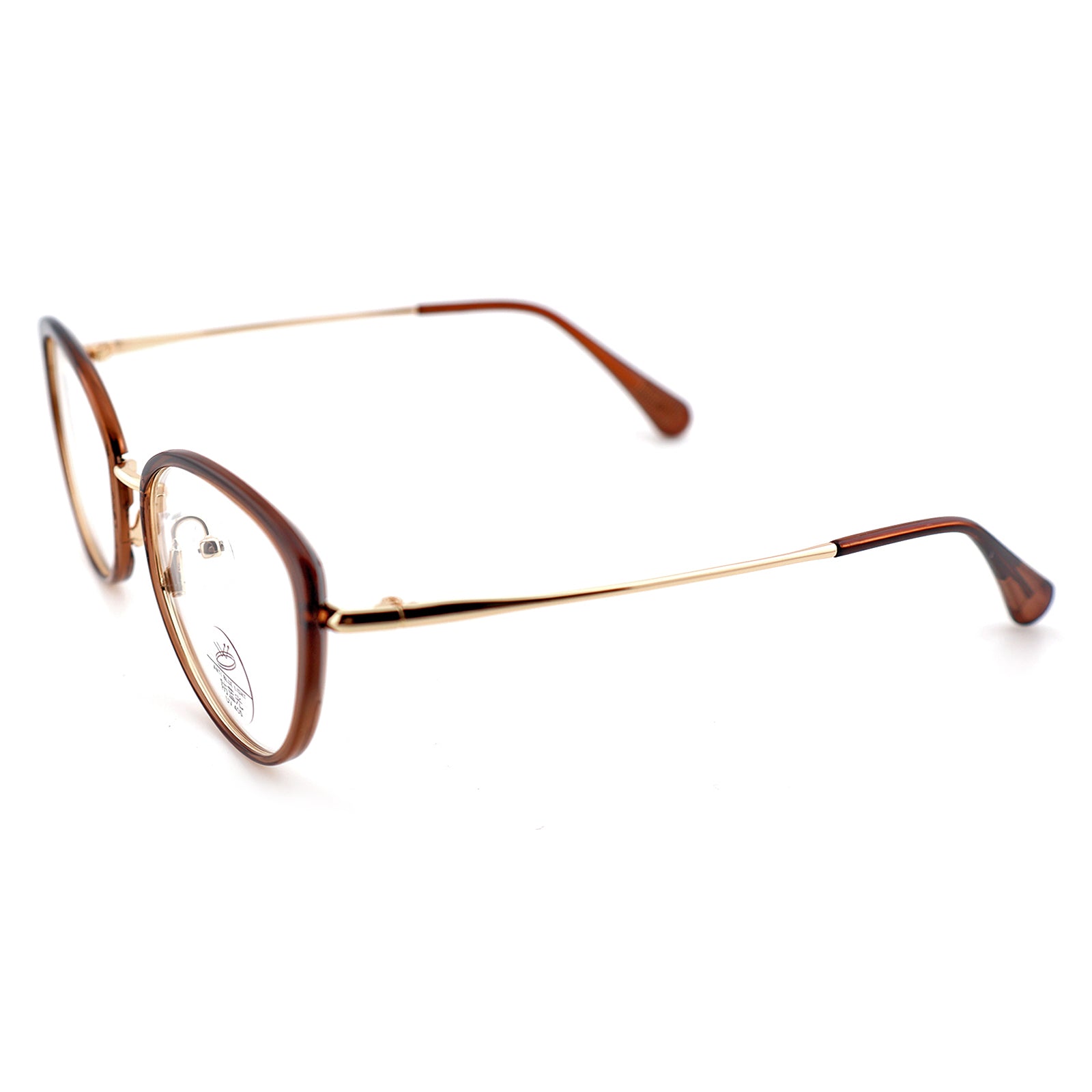Women’s Retro Cat-Eye Computer Glasses, Silver Accent