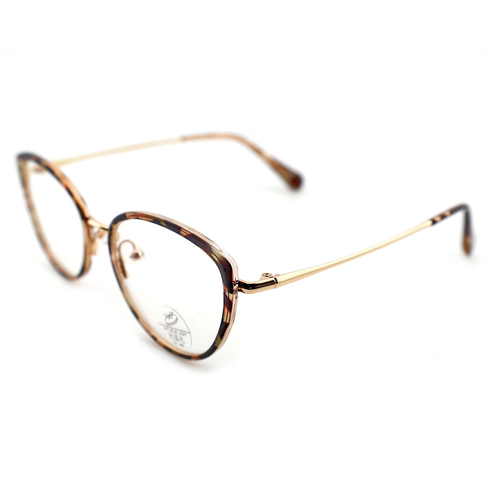 Women’s Retro Cat-Eye Computer Glasses, Silver Accent