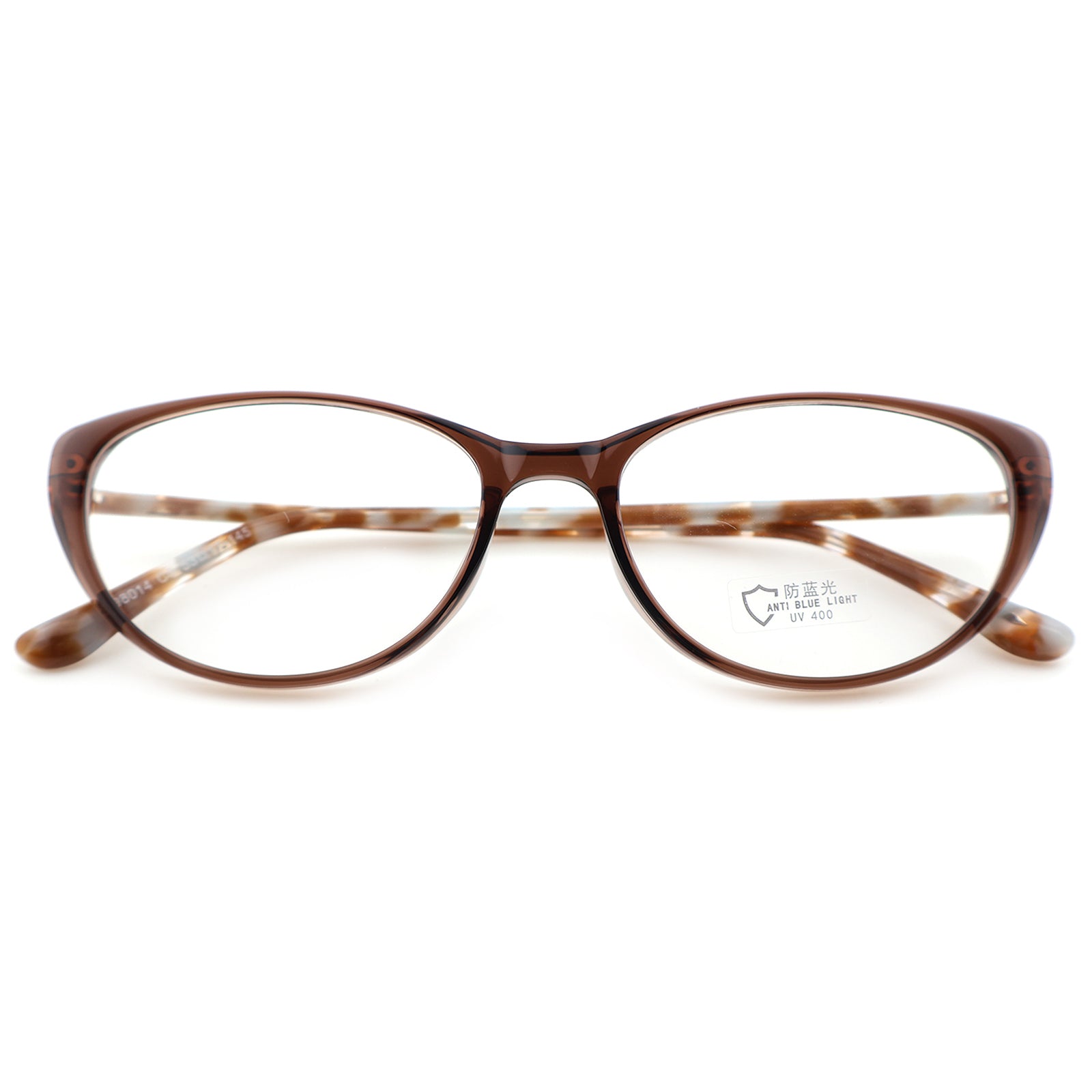 Women’s Retro Tortoise Oval Computer Glasses