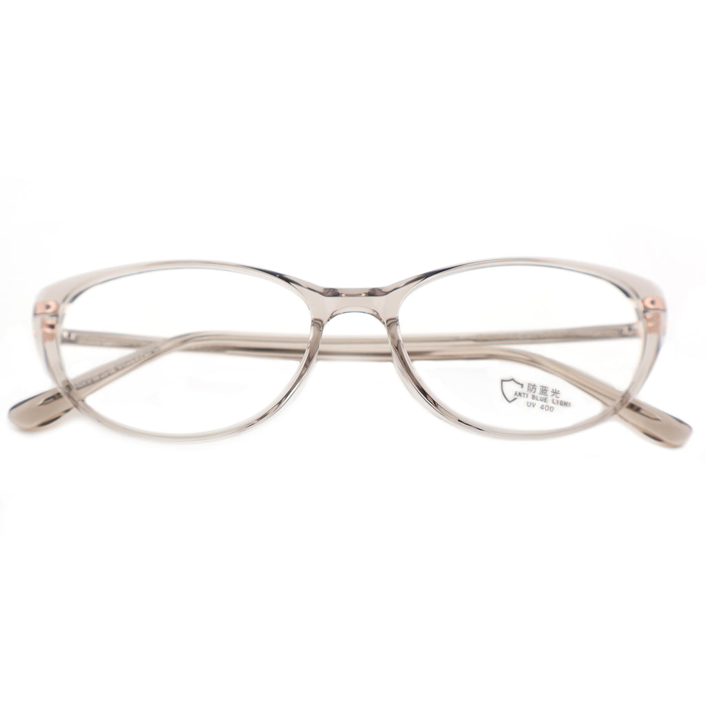 Women’s Retro Tortoise Oval Computer Glasses