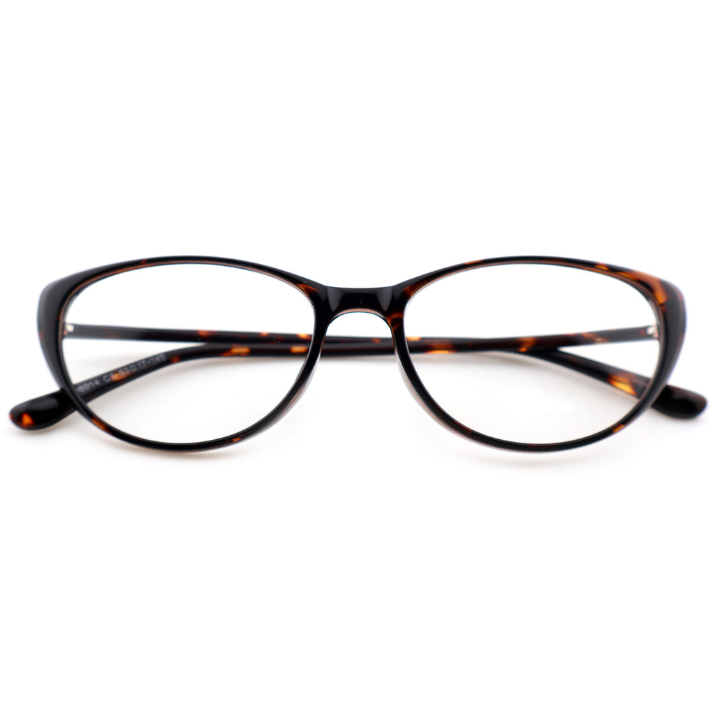 Women Oval Frame Retro Anti Blue Light Eyeglasses, Free Shipping on Orders Over $69