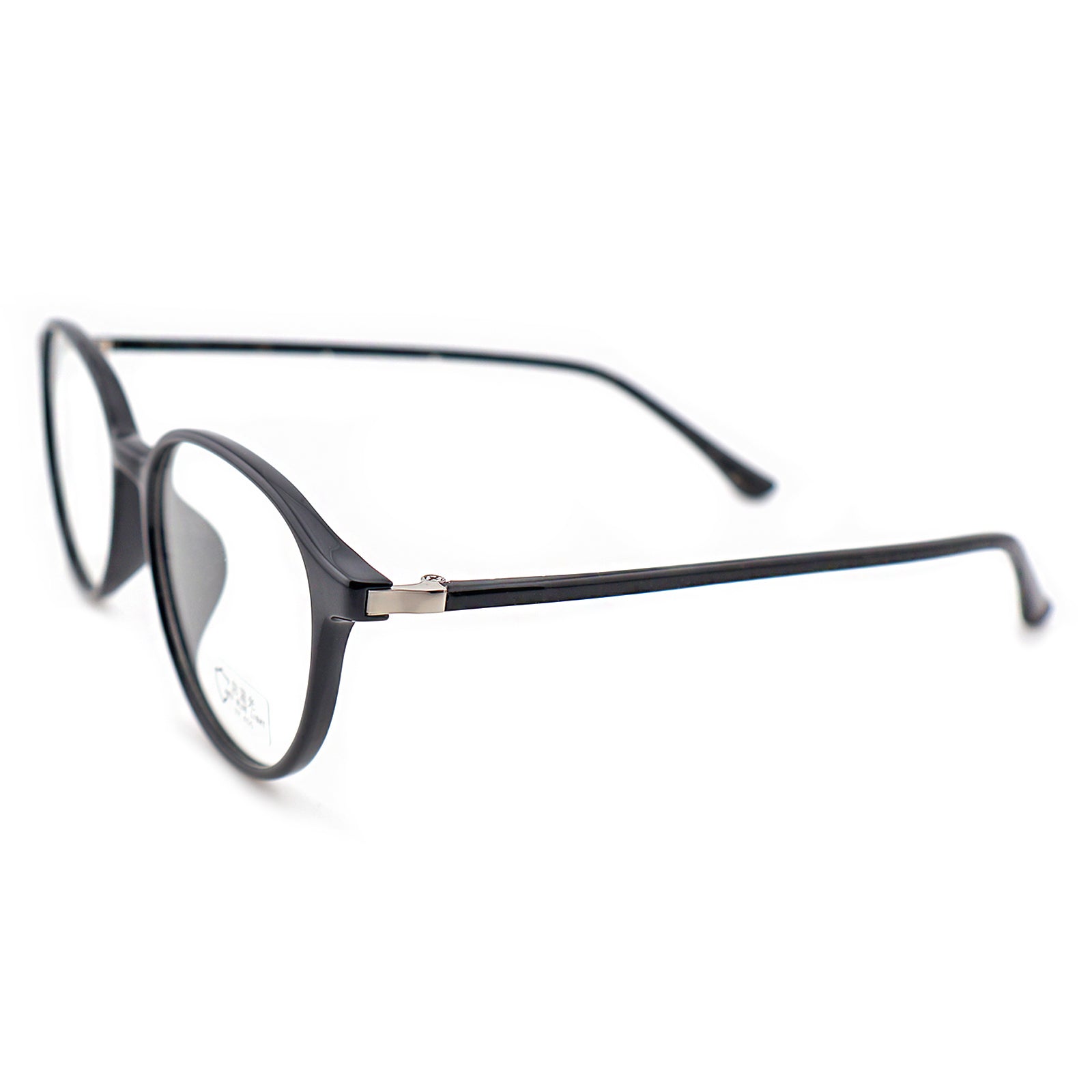 Minimalist Black Round Anti-Glare Eyewear