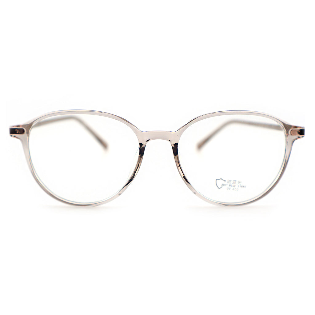 Minimalist Black Round Anti-Glare Eyewear