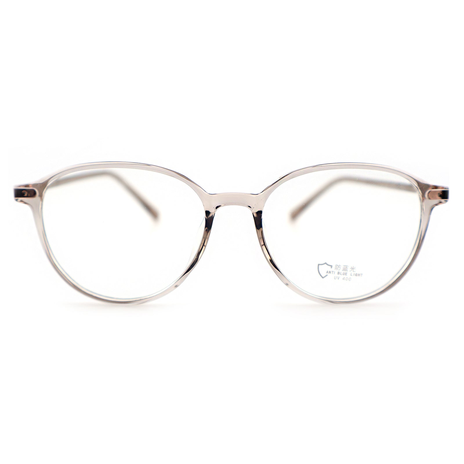 Minimalist Black Round Anti-Glare Eyewear