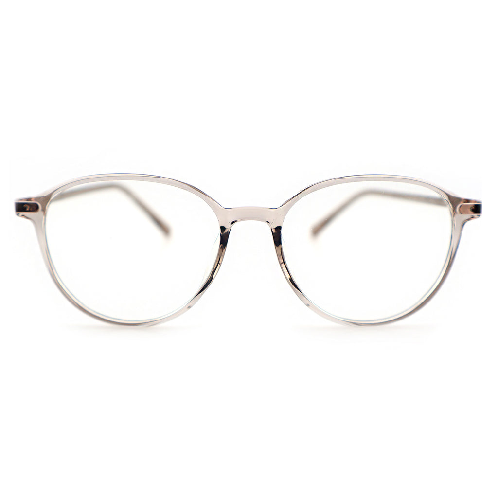 Unisex Round Large Frame Anti Blue Light Prescription Eyeglasses, Free Shipping on Orders Over $69