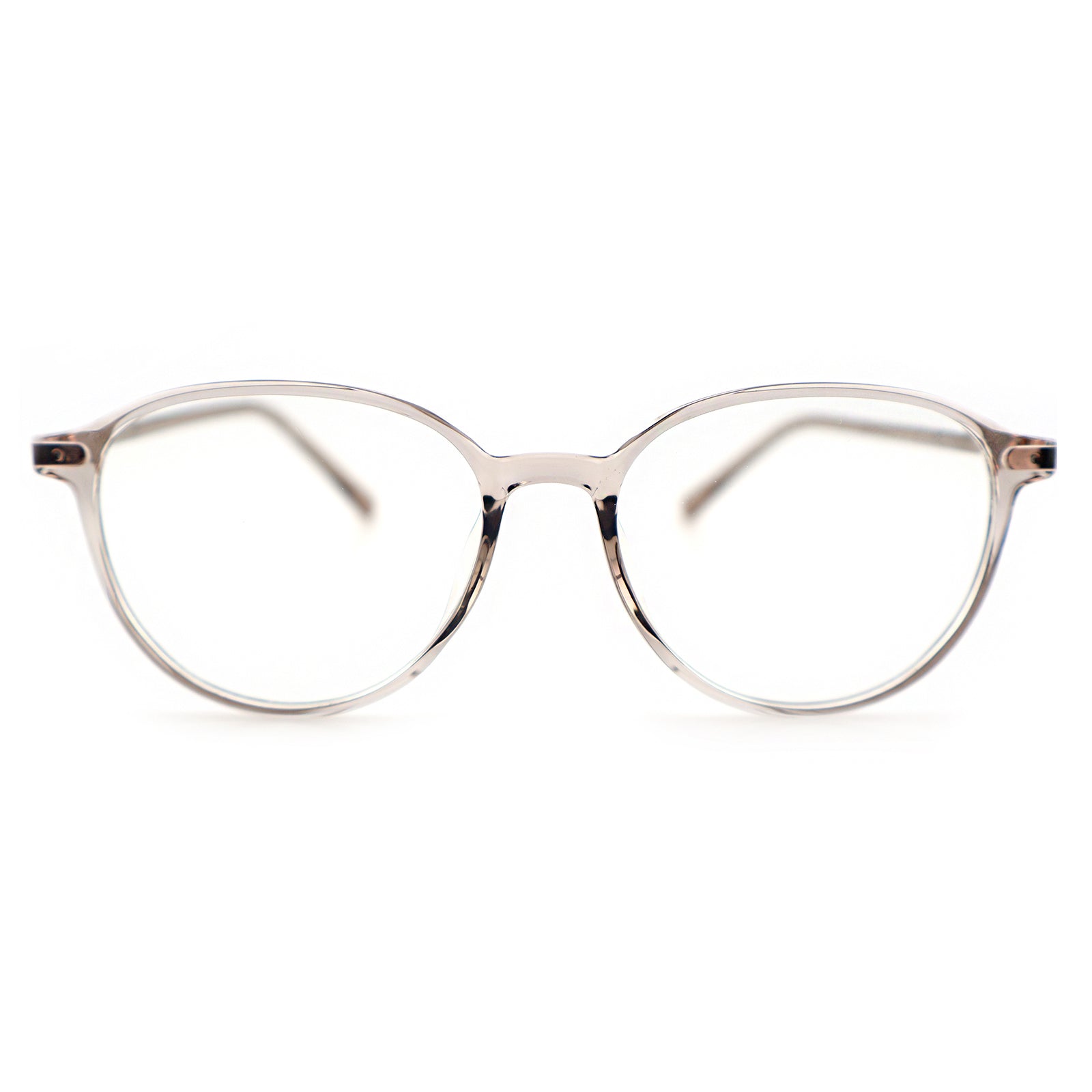Unisex Round Large Frame Anti Blue Light Prescription Eyeglasses, Free Shipping on Orders Over $69