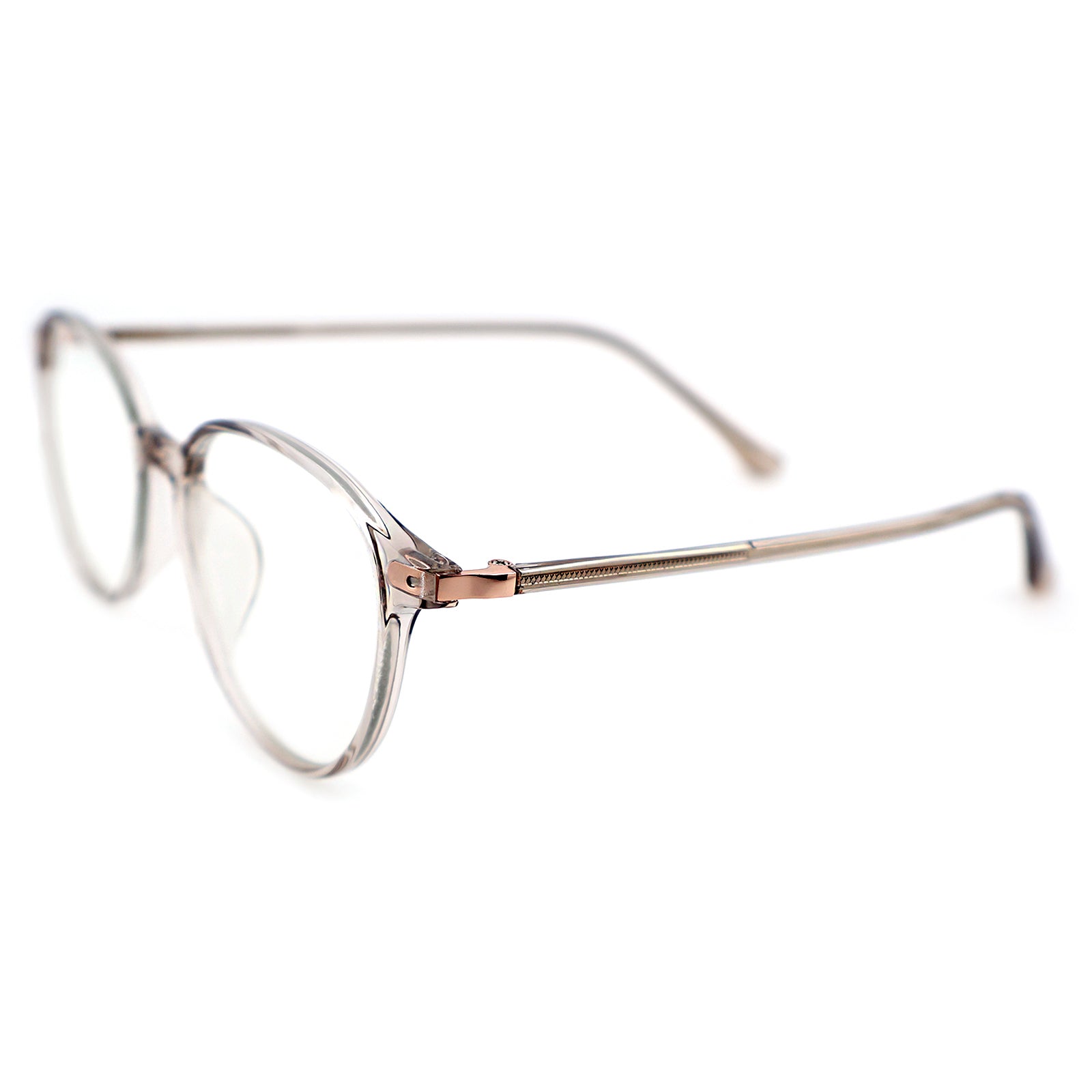 Unisex Round Large Frame Anti Blue Light Prescription Eyeglasses, Free Shipping on Orders Over $69
