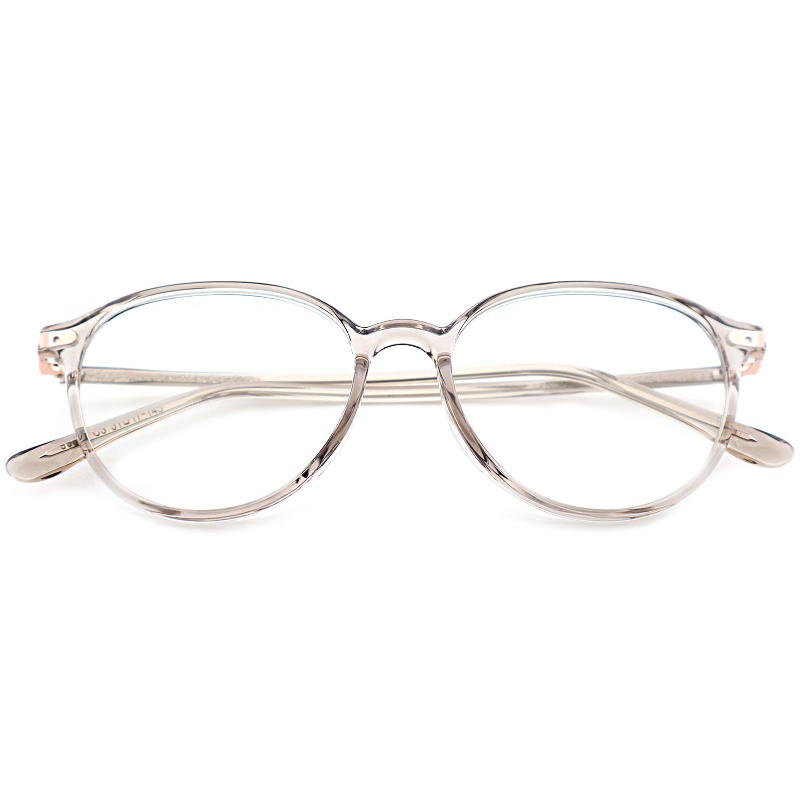 Unisex Round Large Frame Anti Blue Light Prescription Eyeglasses, Free Shipping on Orders Over $69