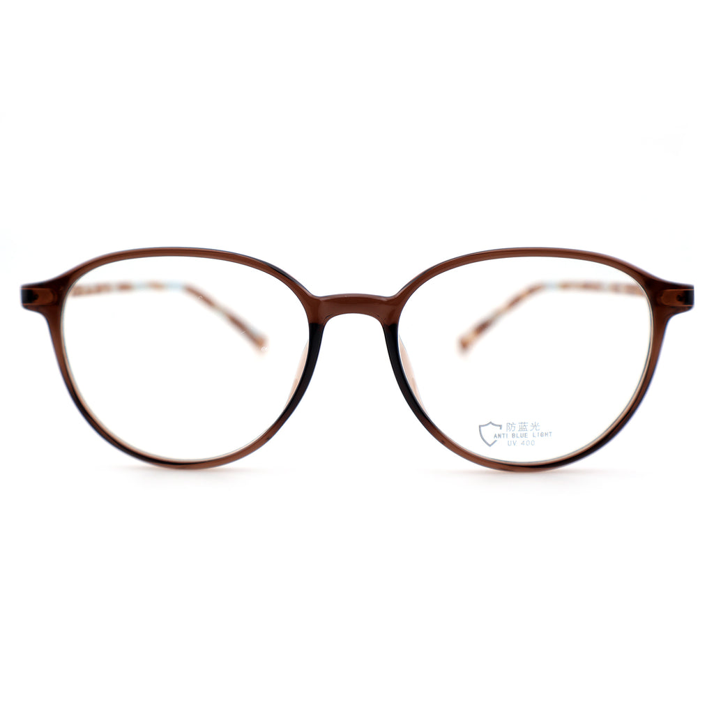Minimalist Black Round Anti-Glare Eyewear
