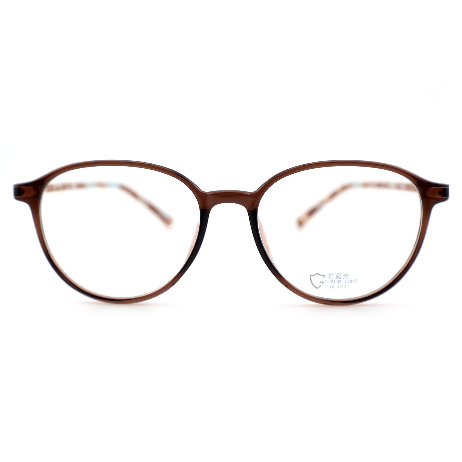 Minimalist Black Round Anti-Glare Eyewear