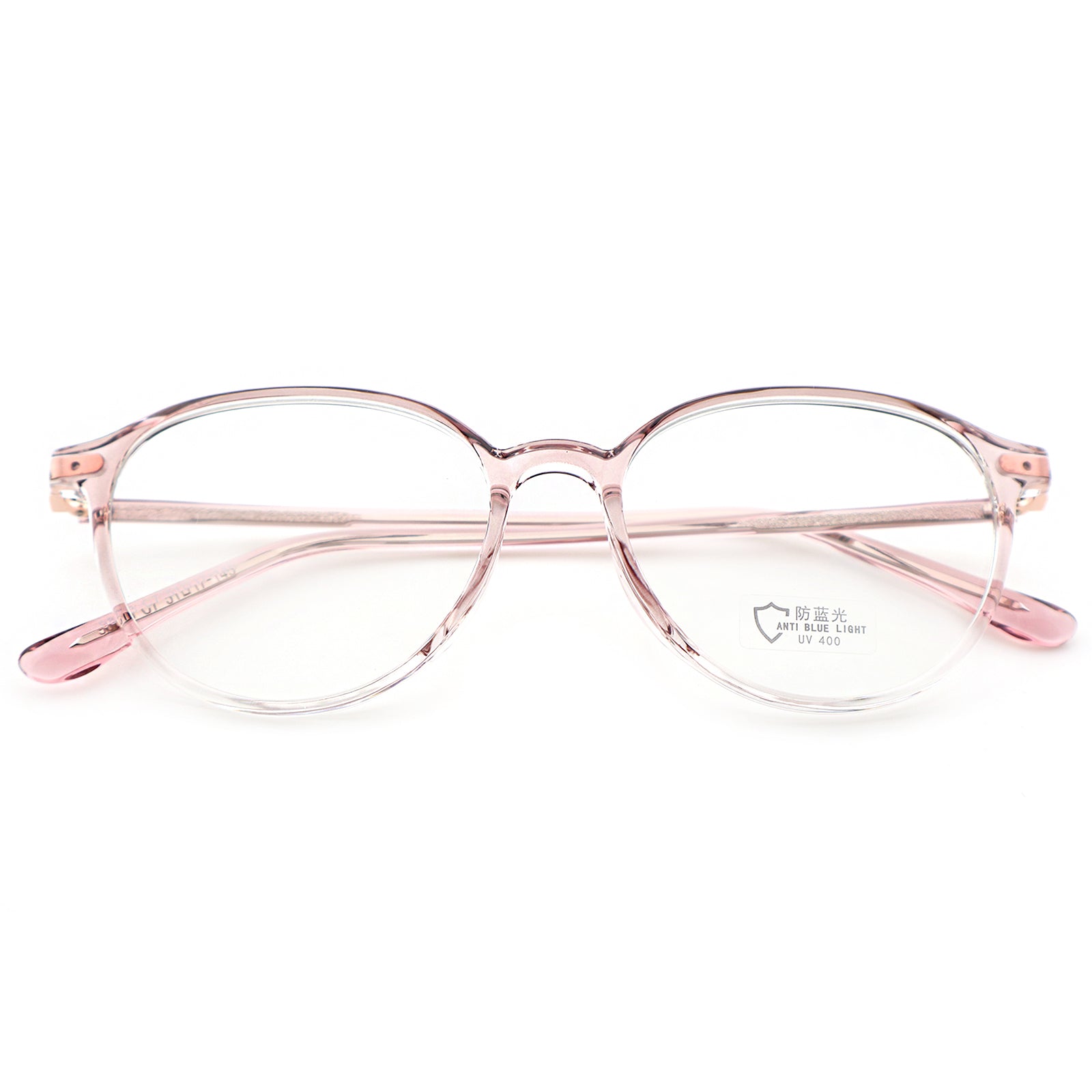Minimalist Black Round Anti-Glare Eyewear