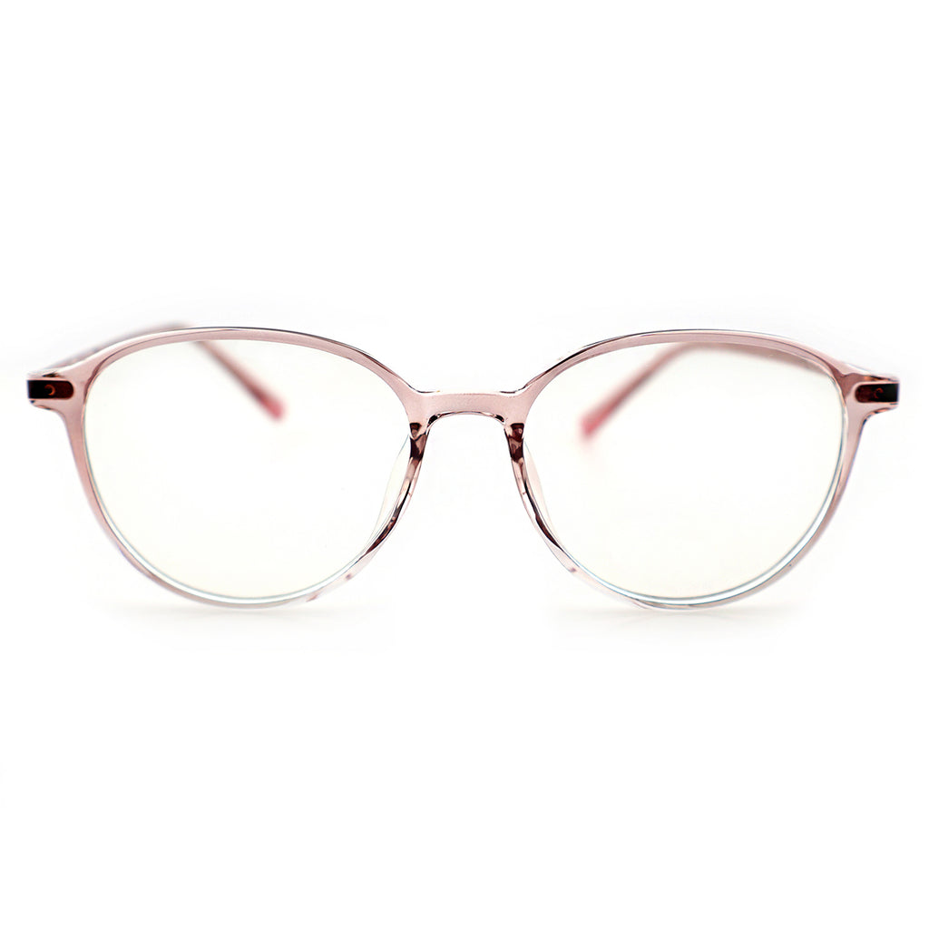 Unisex Round Large Frame Anti Blue Light Prescription Eyeglasses, Free Shipping on Orders Over $69