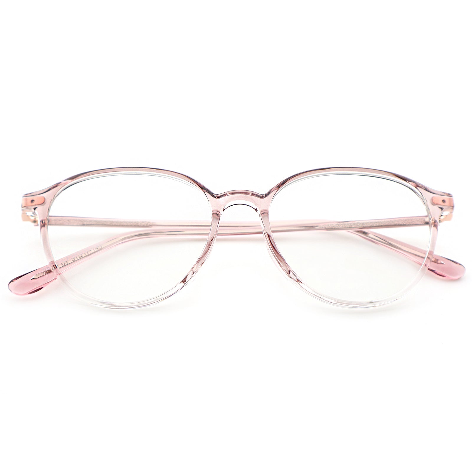 Unisex Round Large Frame Anti Blue Light Prescription Eyeglasses, Free Shipping on Orders Over $69