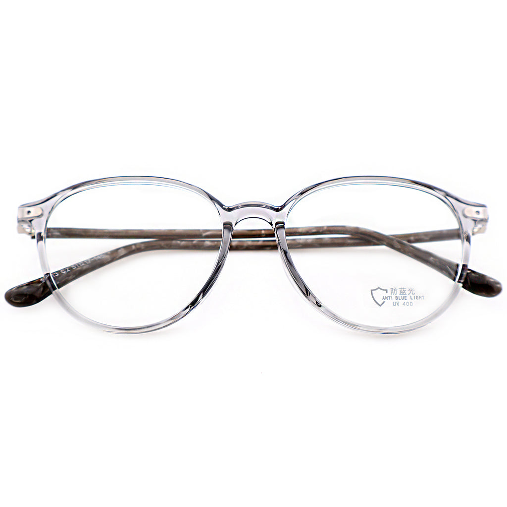 Minimalist Black Round Anti-Glare Eyewear