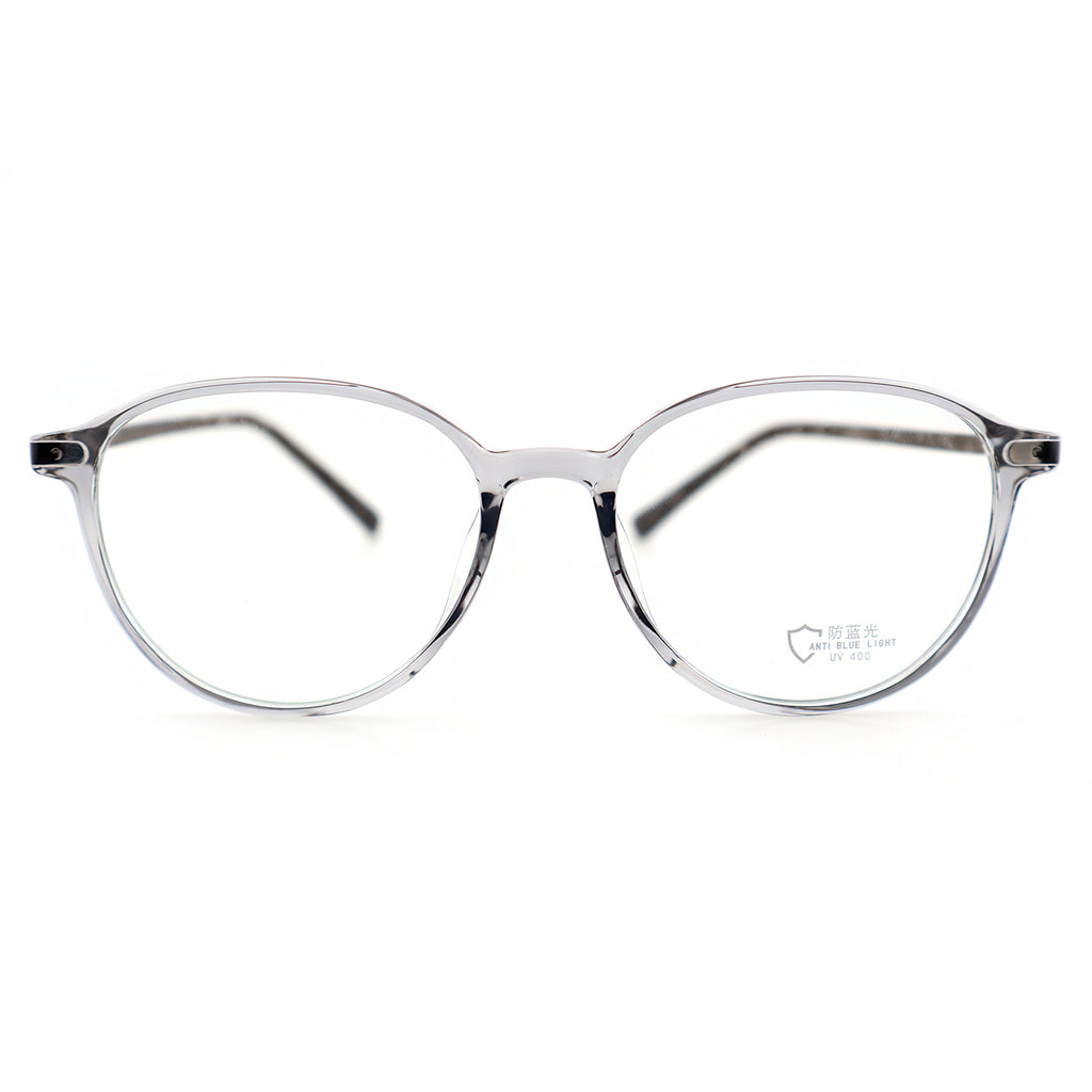 Minimalist Black Round Anti-Glare Eyewear