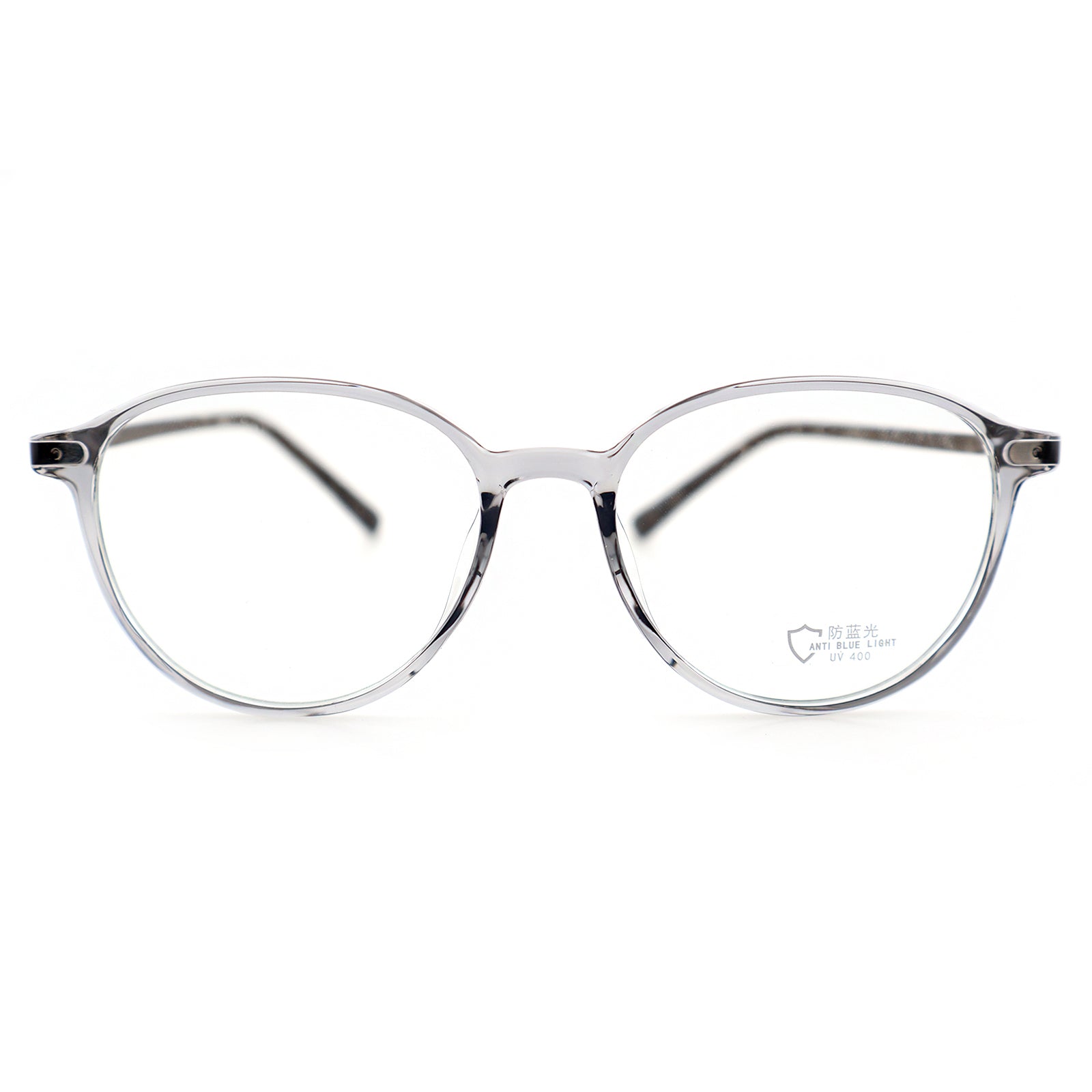 Minimalist Black Round Anti-Glare Eyewear