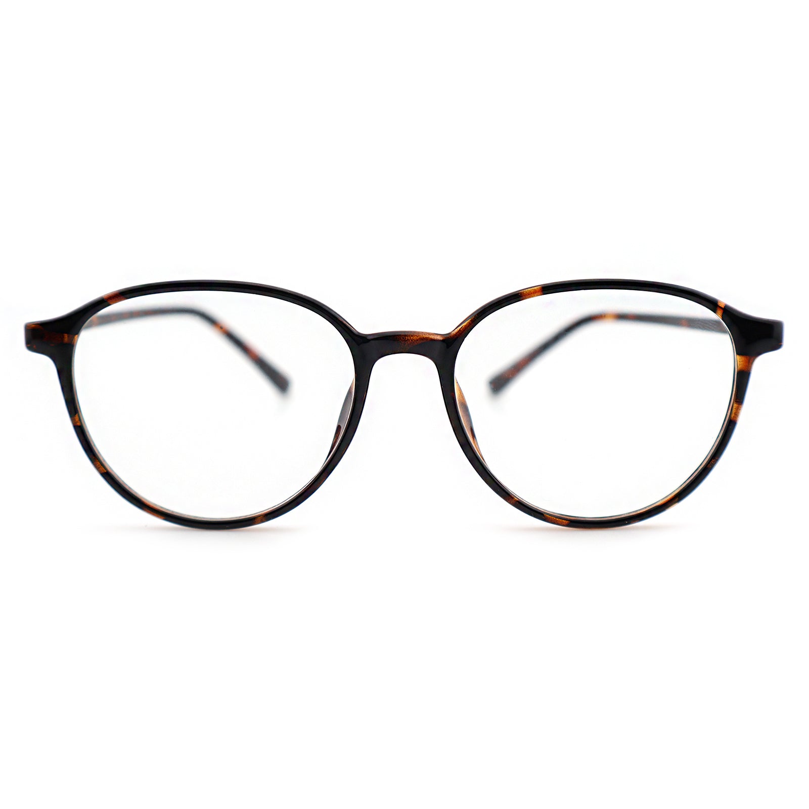 Unisex Round Large Frame Anti Blue Light Prescription Eyeglasses, Free Shipping on Orders Over $69