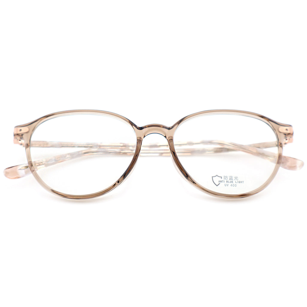 Minimalist Black Round Anti-Glare Eyewear