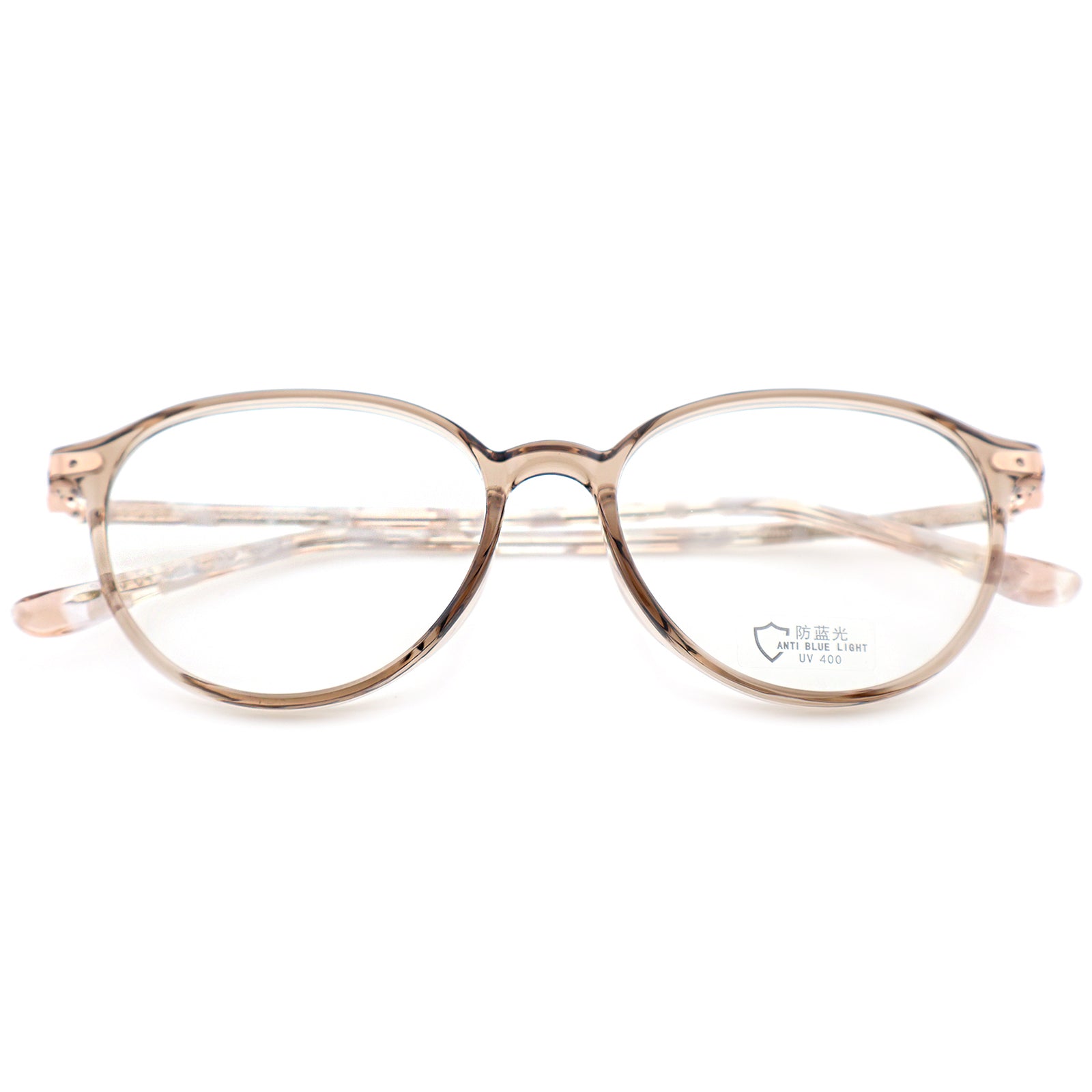 Minimalist Black Round Anti-Glare Eyewear