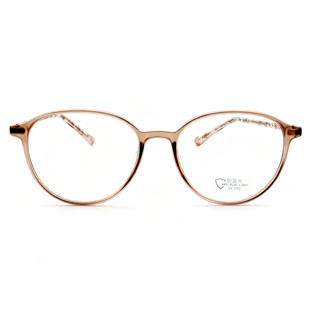 Minimalist Black Round Anti-Glare Eyewear