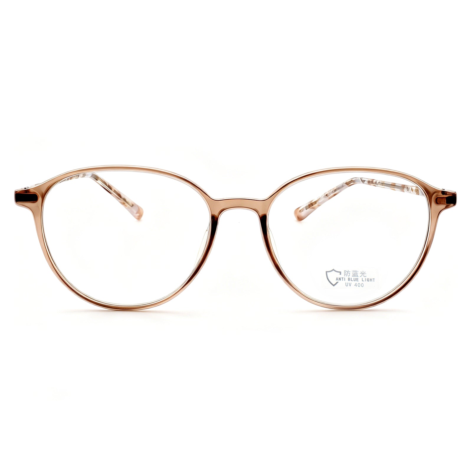 Minimalist Black Round Anti-Glare Eyewear
