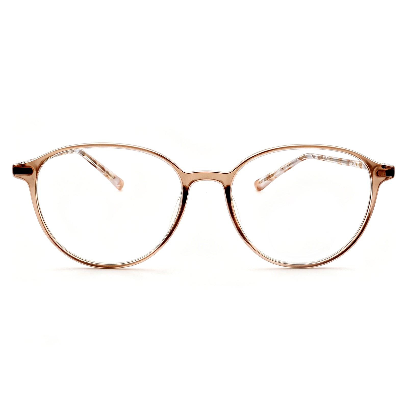 Unisex Round Large Frame Anti Blue Light Prescription Eyeglasses, Free Shipping on Orders Over $69