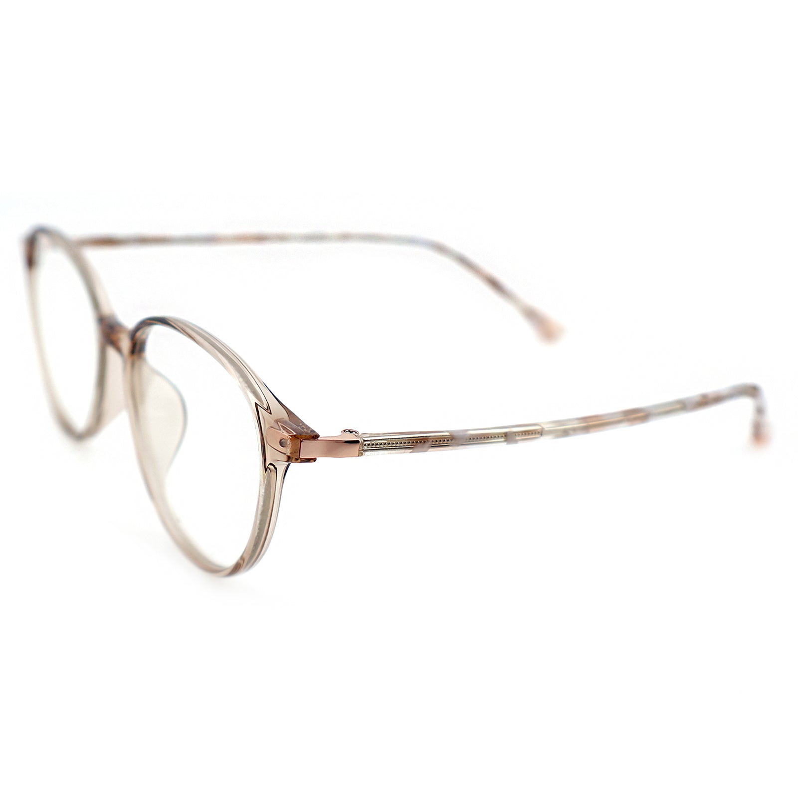 Unisex Round Large Frame Anti Blue Light Prescription Eyeglasses, Free Shipping on Orders Over $69