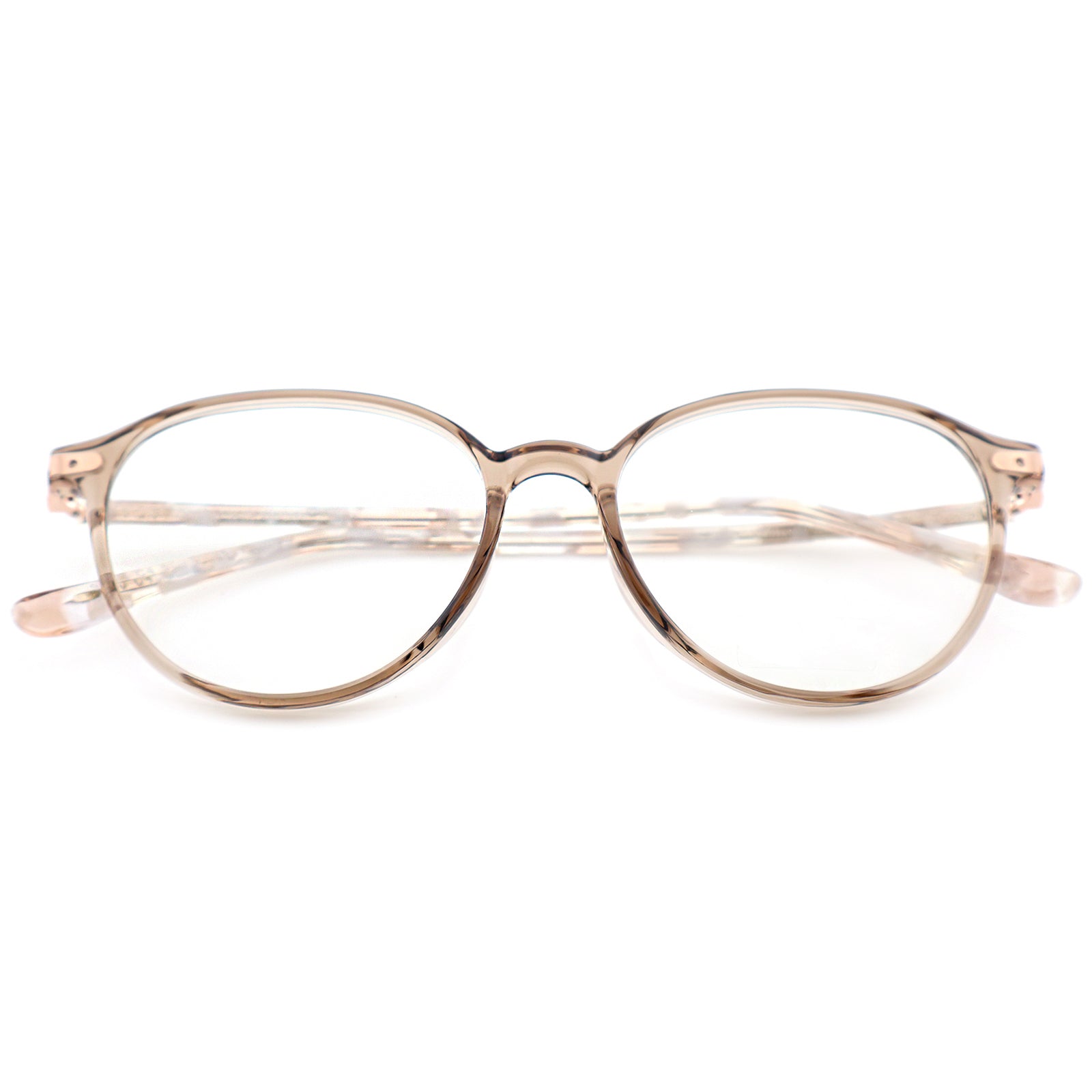 Unisex Round Large Frame Anti Blue Light Prescription Eyeglasses, Free Shipping on Orders Over $69
