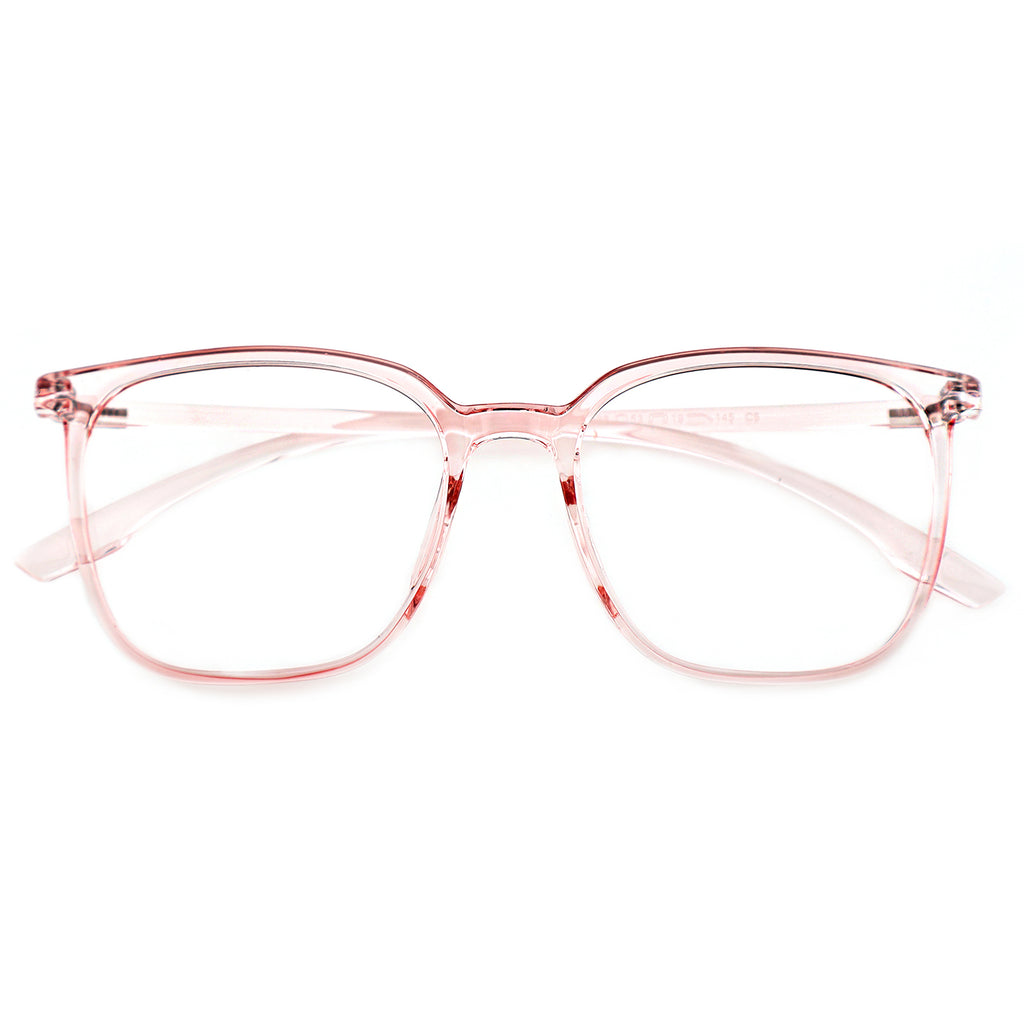 Unisex Square Frame Versatile Prescription Anti Blue Light Eyeglasses, Free Shipping on Orders Over $69