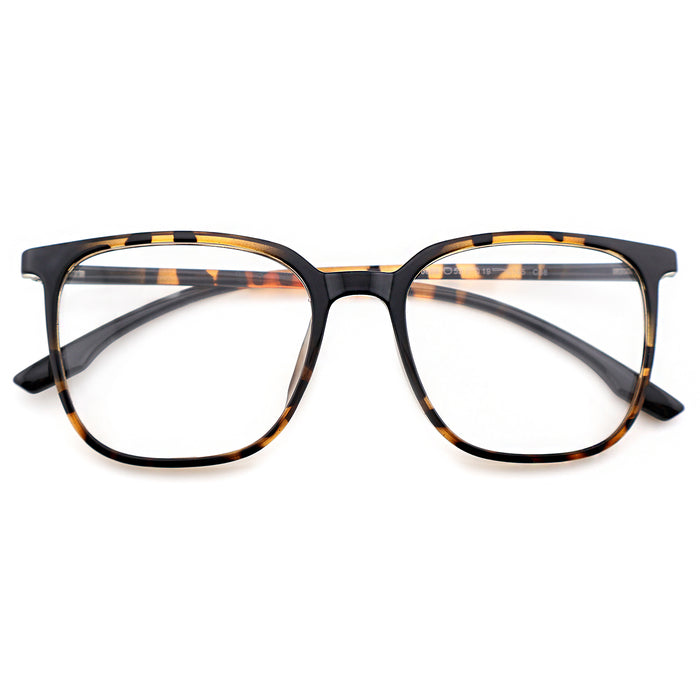 Unisex Square Frame Versatile Prescription Anti Blue Light Eyeglasses, Free Shipping on Orders Over $69