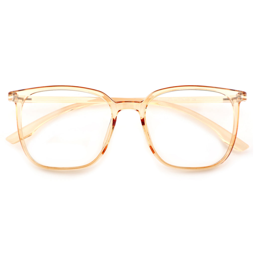 Unisex Square Frame Versatile Prescription Anti Blue Light Eyeglasses, Free Shipping on Orders Over $69