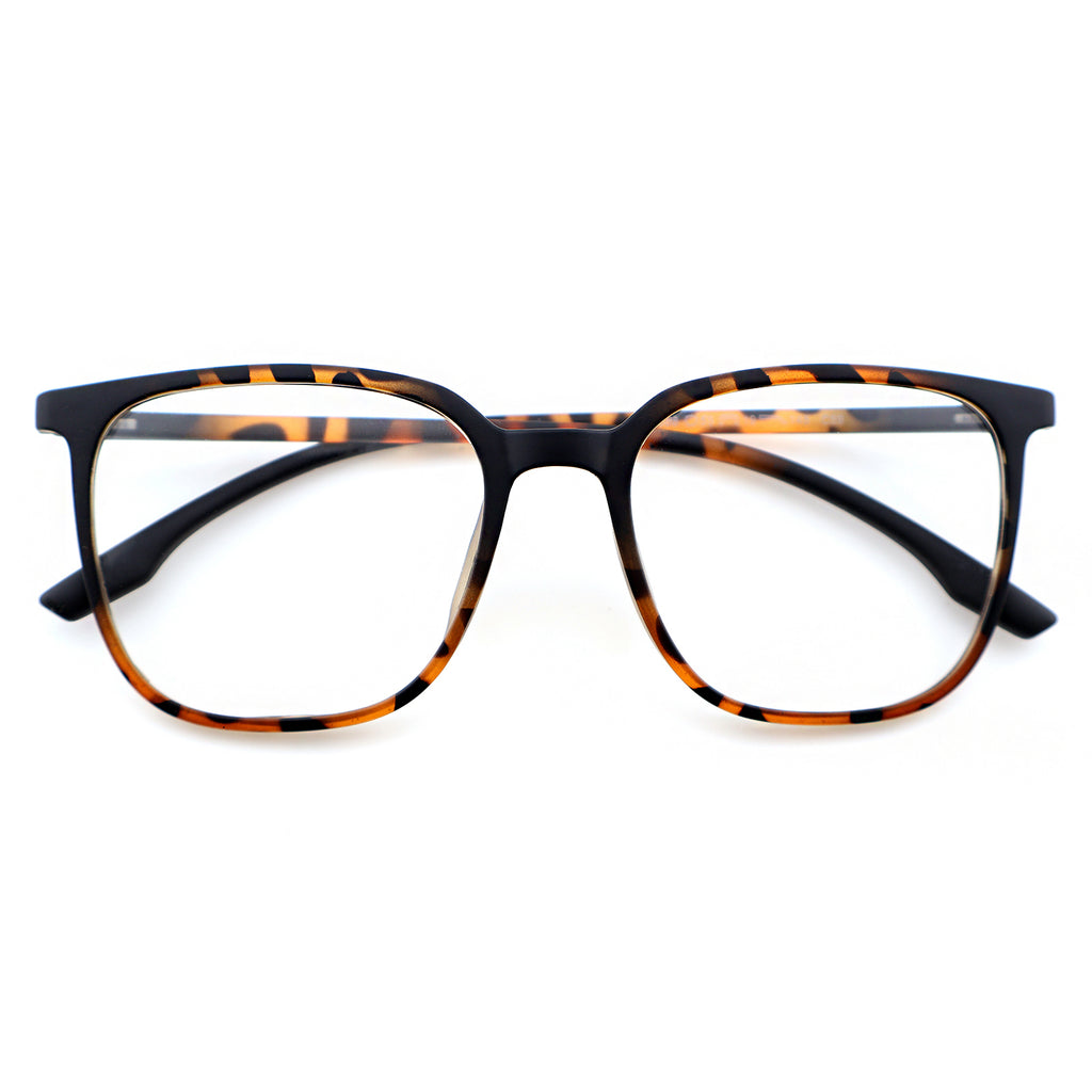 Unisex Square Frame Versatile Prescription Anti Blue Light Eyeglasses, Free Shipping on Orders Over $69