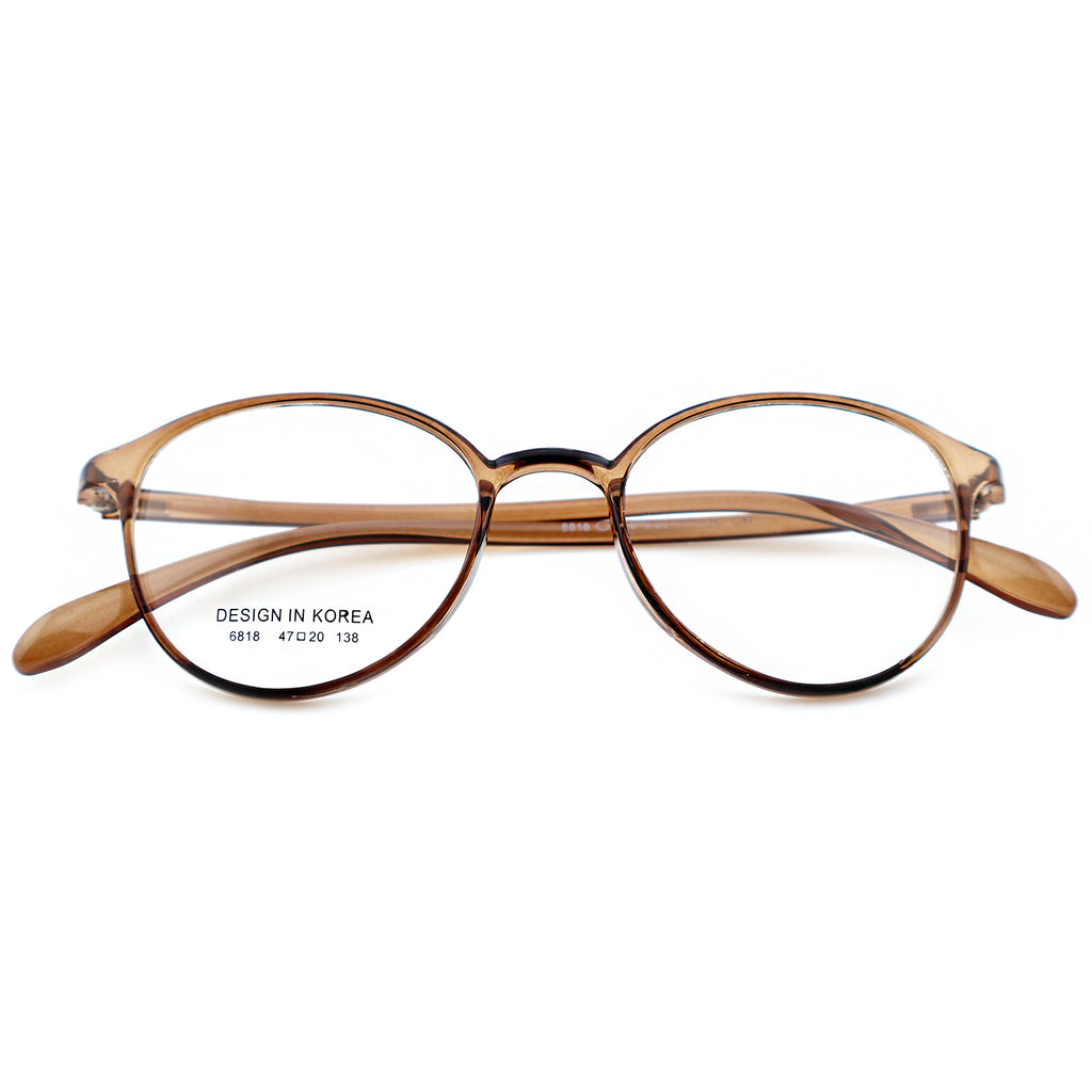 Lightweight TR90 Round Anti-Blue Light Glasses