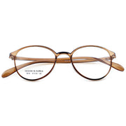 Lightweight TR90 Round Anti-Blue Light Glasses