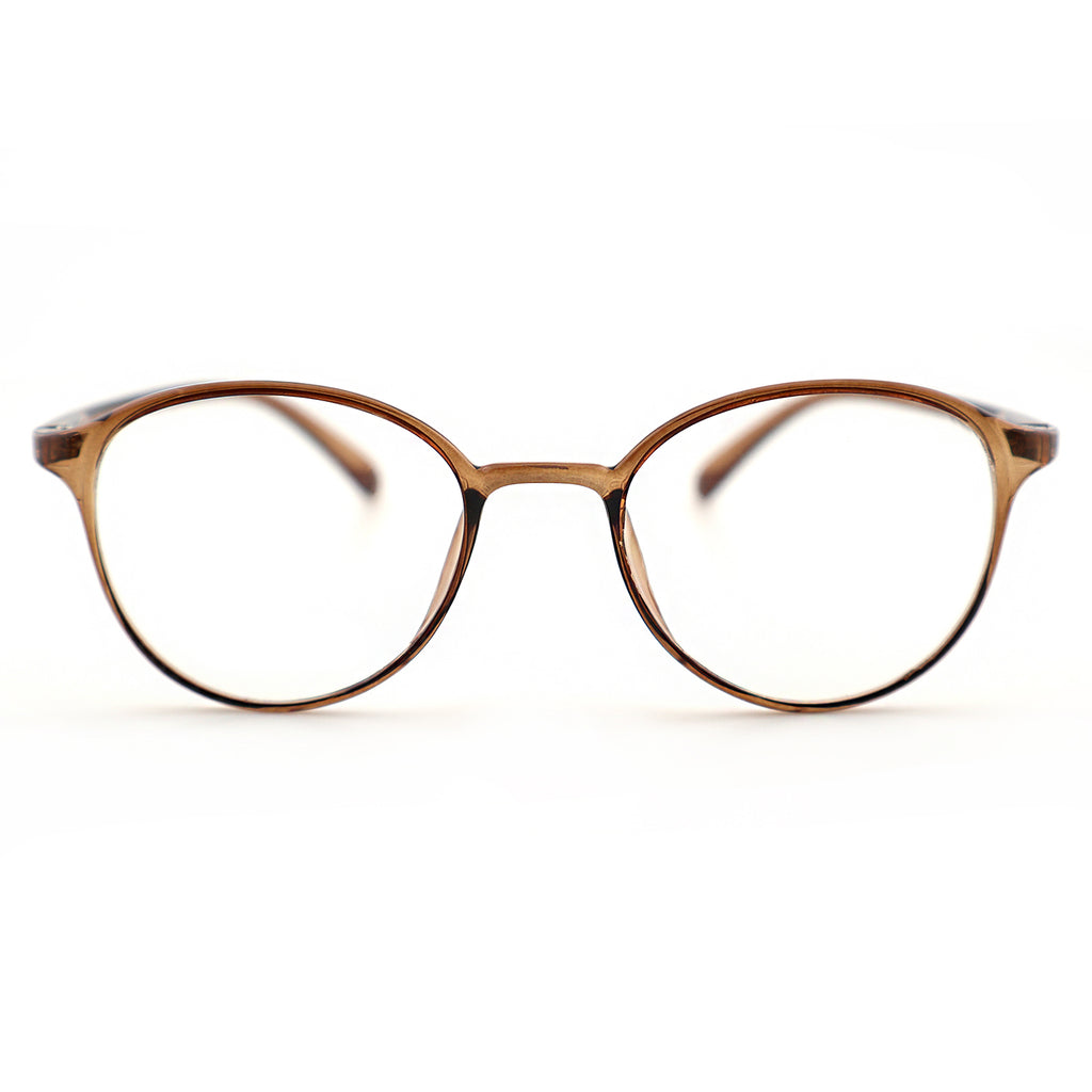 Unisex Small Round Frame Korean Style Anti Blue Light Prescription Eyeglasses, Free Shipping on Orders Over $69