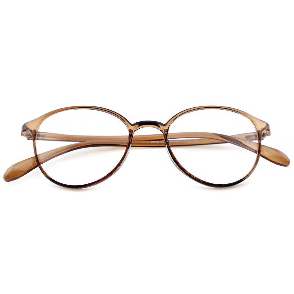 Unisex Small Round Frame Korean Style Anti Blue Light Prescription Eyeglasses, Free Shipping on Orders Over $69