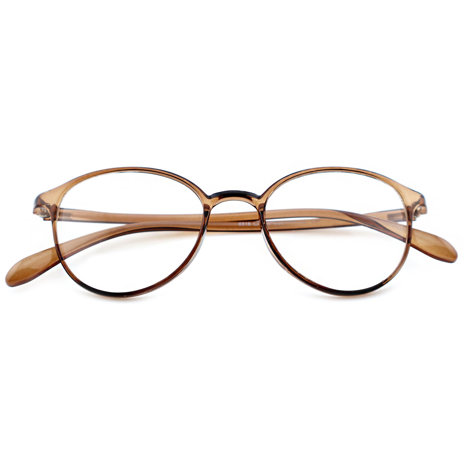 Unisex Small Round Frame Korean Style Anti Blue Light Prescription Eyeglasses, Free Shipping on Orders Over $69