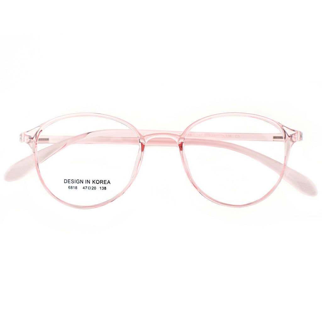Lightweight TR90 Round Anti-Blue Light Glasses