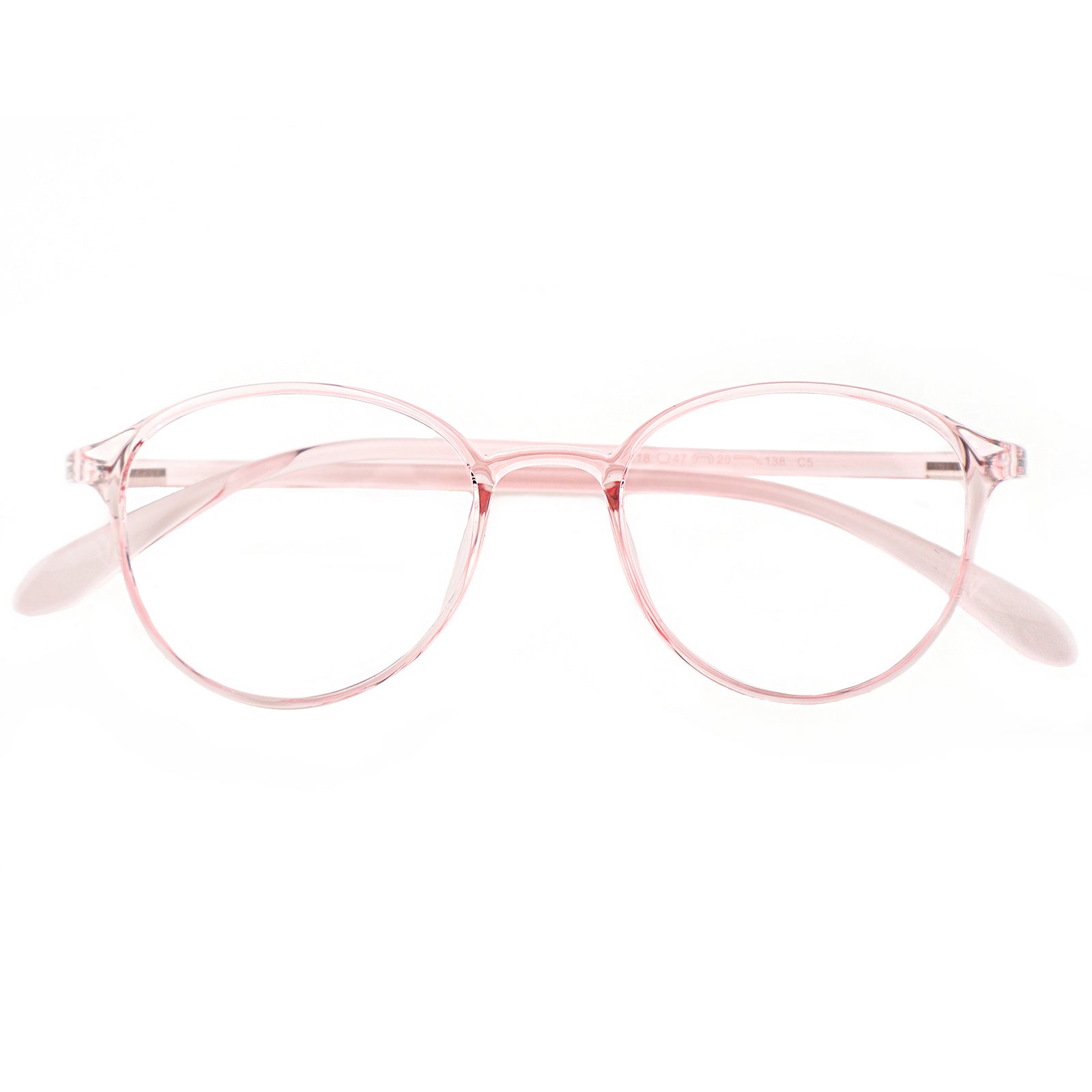 Unisex Small Round Frame Korean Style Anti Blue Light Prescription Eyeglasses, Free Shipping on Orders Over $69