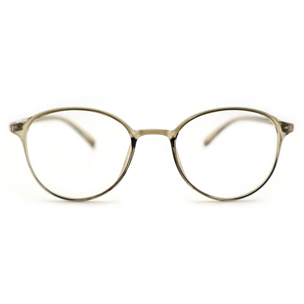 Unisex Small Round Frame Korean Style Anti Blue Light Prescription Eyeglasses, Free Shipping on Orders Over $69