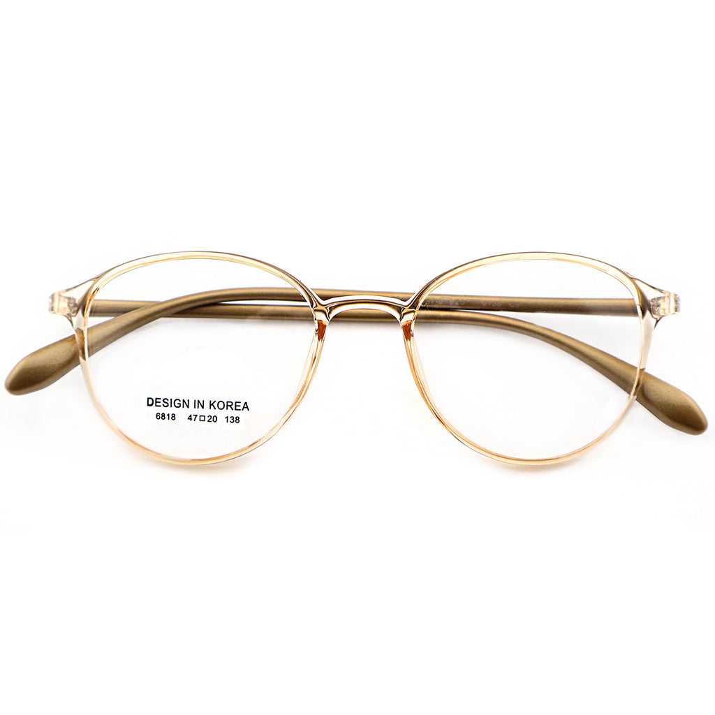 Lightweight TR90 Round Anti-Blue Light Glasses