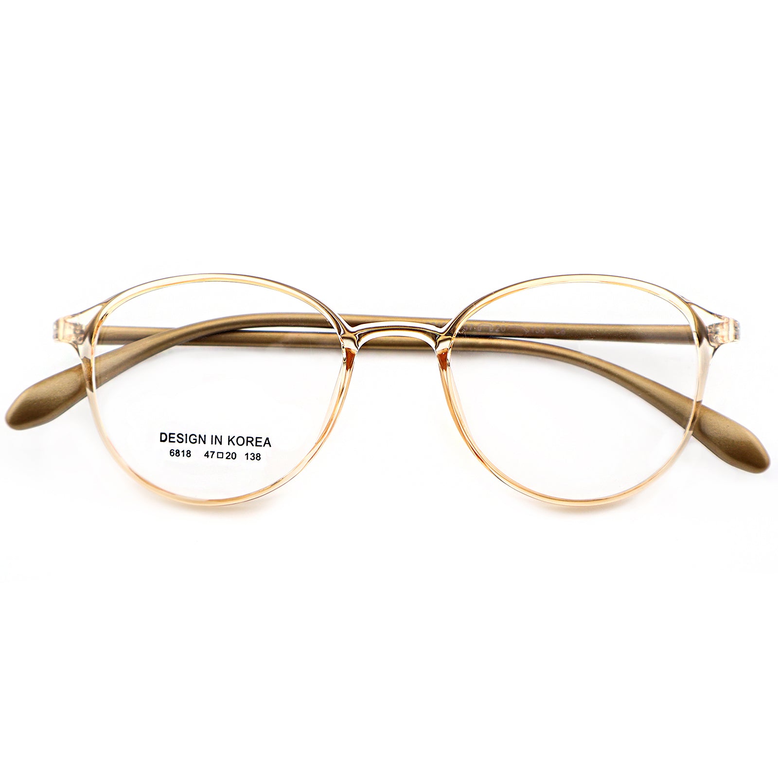 Lightweight TR90 Round Anti-Blue Light Glasses