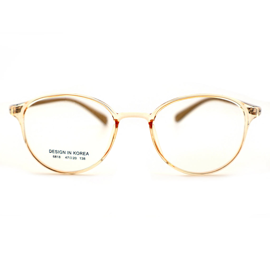 Lightweight TR90 Round Anti-Blue Light Glasses