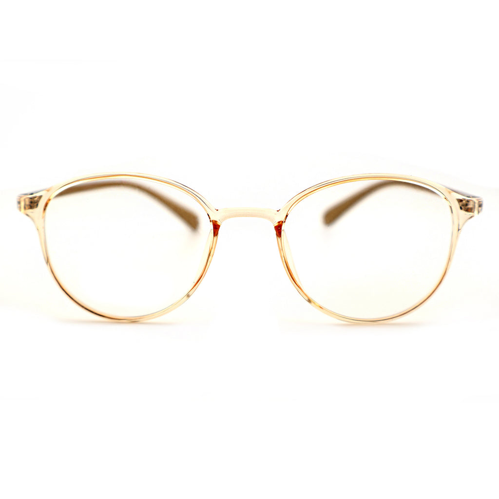 Unisex Small Round Frame Korean Style Anti Blue Light Prescription Eyeglasses, Free Shipping on Orders Over $69