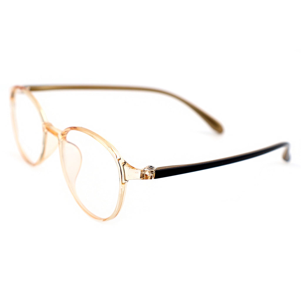 Lightweight TR90 Round Anti-Blue Light Glasses