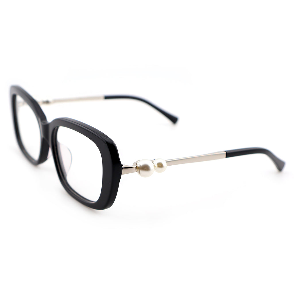 Handmade Retro Black Square Eyeglasses